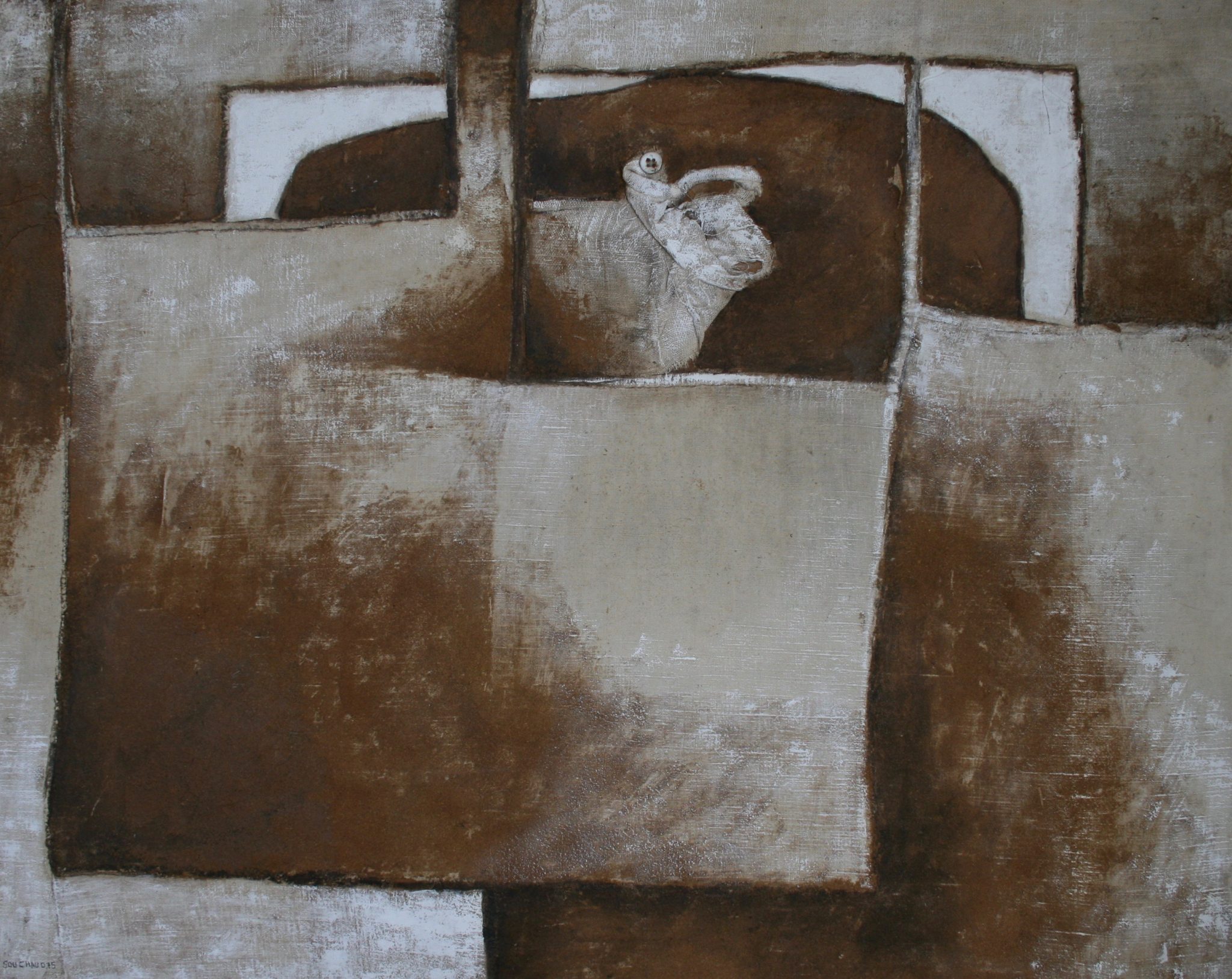 pierre Souchaud 1975  Etable